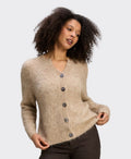 Zaket & Plover Cardi Alpaca - Bark