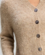 Zaket & Plover Cardi Alpaca - Bark