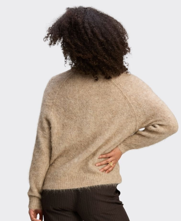 Zaket & Plover Cardi Alpaca - Bark