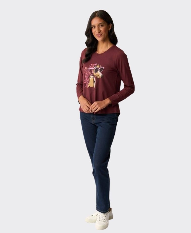 Foil T-Shirt L/S - Pucci
