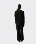 Foil Top Blocked Stripe - Lucky Clover