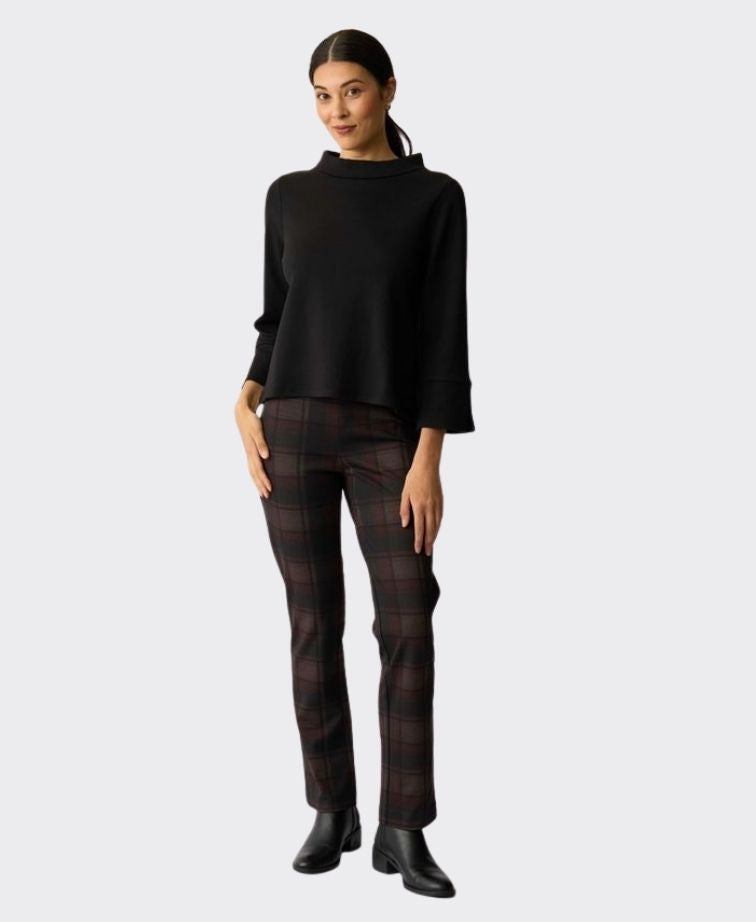 Esplanade Jumper Boat Neck - Black