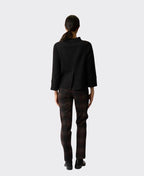 Esplanade Jumper Boat Neck - Black
