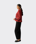 Esplanade Jumper Boat Neck - Rust