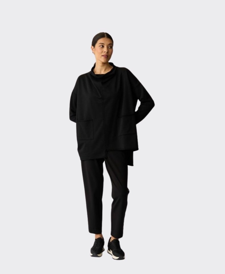 Esplanade Jumper Exposed Seam - Black