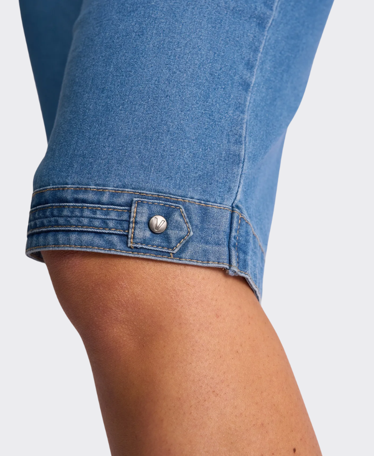 Vassalli Short Denim Contrast Stitch