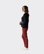 Foil Jumper Contrast Trim Hooded Merino - TrueNavy Stripe