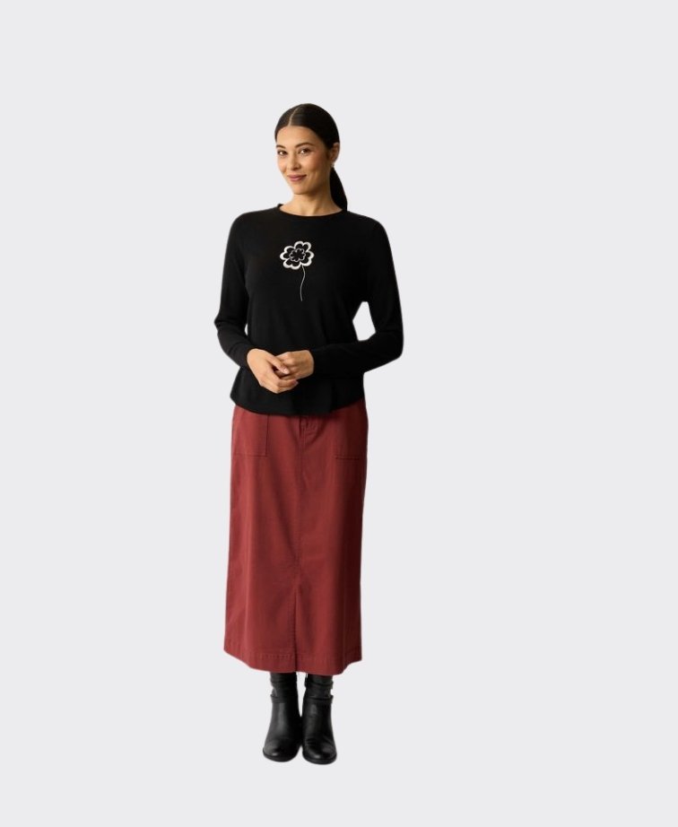 Memo Jumper Scoop Up - Clover Black