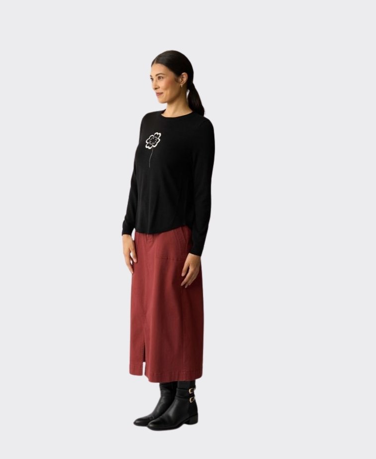 Memo Jumper Scoop Up - Clover Black