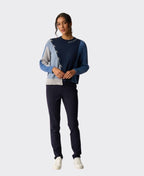 Foil Sweater Multi Feature - Denim Mix