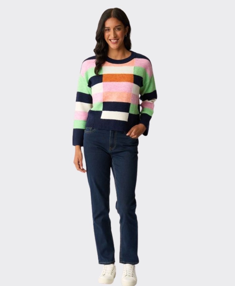 Memo Sweater Block Party - Multi