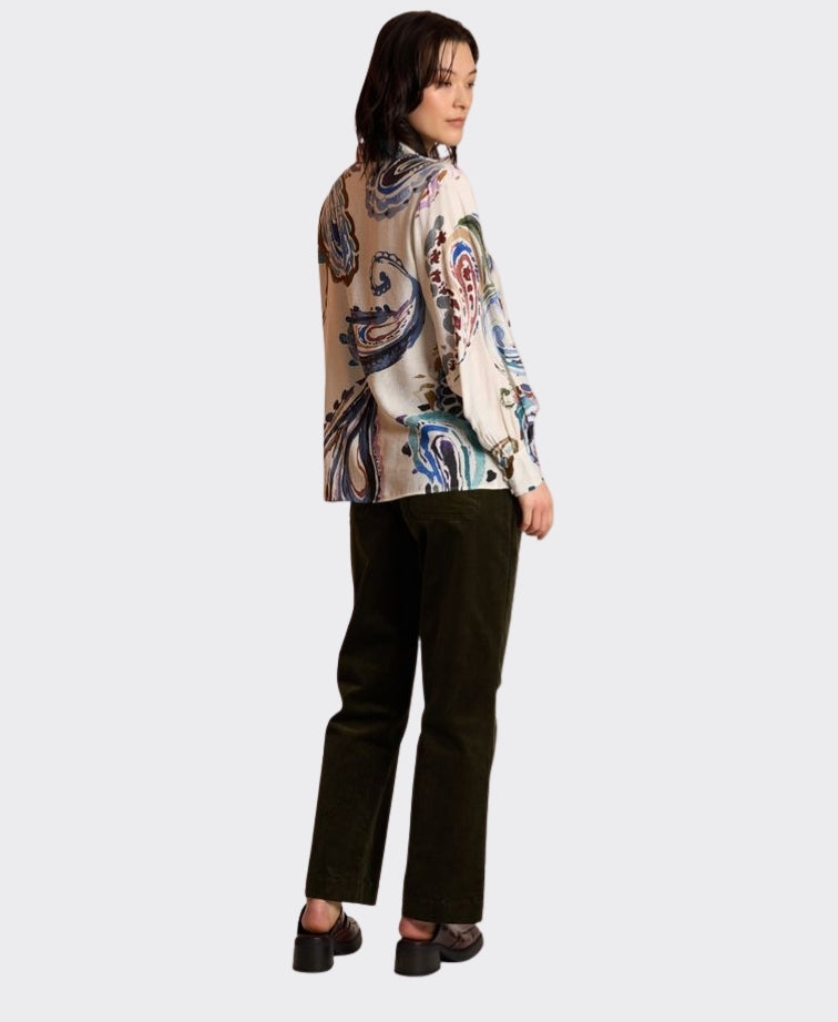 Neris Shirt Gaia Print - Paisley