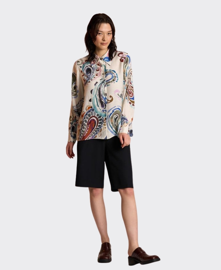 Neris Shirt Gaia Print - Paisley