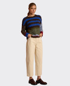Neris Jumper Pop Art Fluffy Stripes - Electric Mix