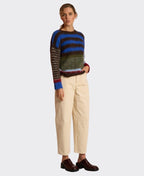 Neris Jumper Pop Art Fluffy Stripes - Electric Mix