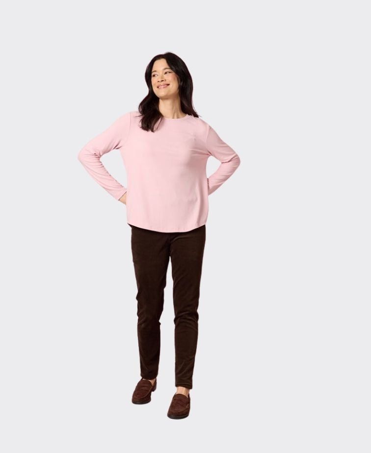 Gordon Smith Tee Soft Touch Crew Neck - Blush