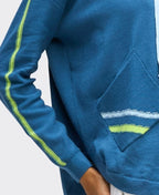LD + Co Jumper Hooded Contrast Pocket - Indigo