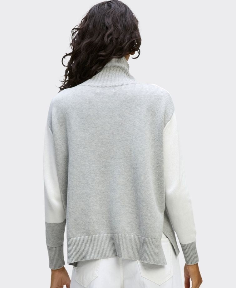 LD + Co Jumper Spot on Roll Neck - Grey Marle