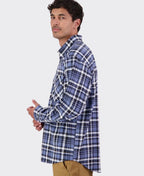 Swanndri Egmont Shirt - Mid Ocean