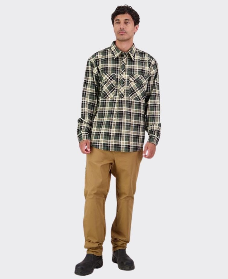 Swanndri Egmont Shirt - Bronze Olive