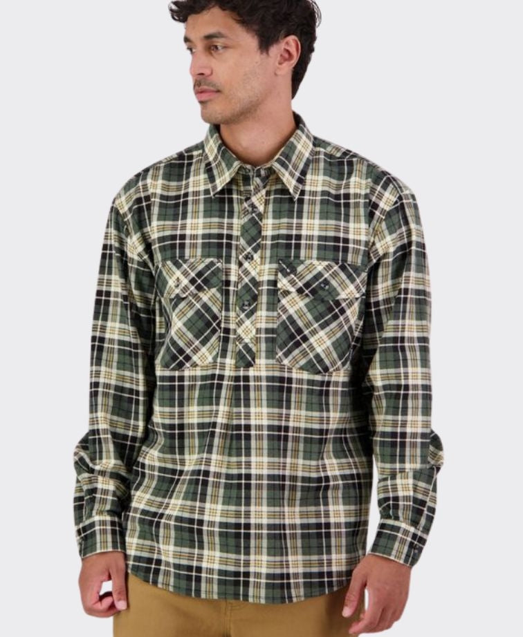 Swanndri Egmont Shirt - Bronze Olive