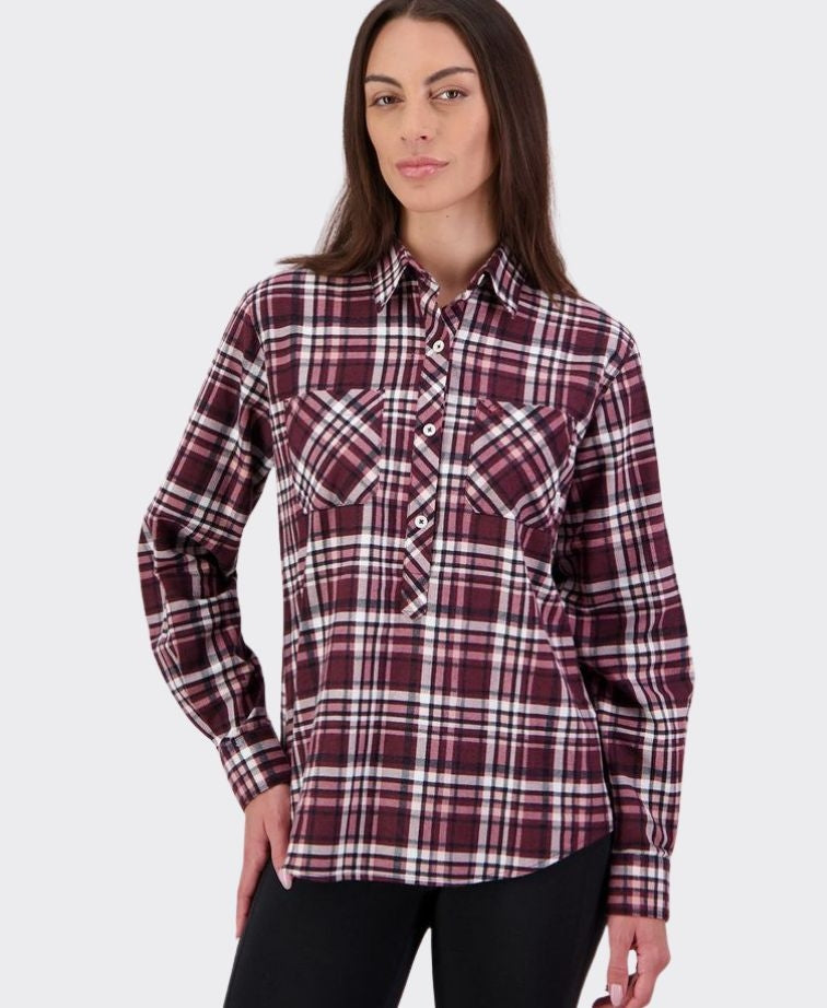 Swanndri Womens Egmont Shirt - Shiraz
