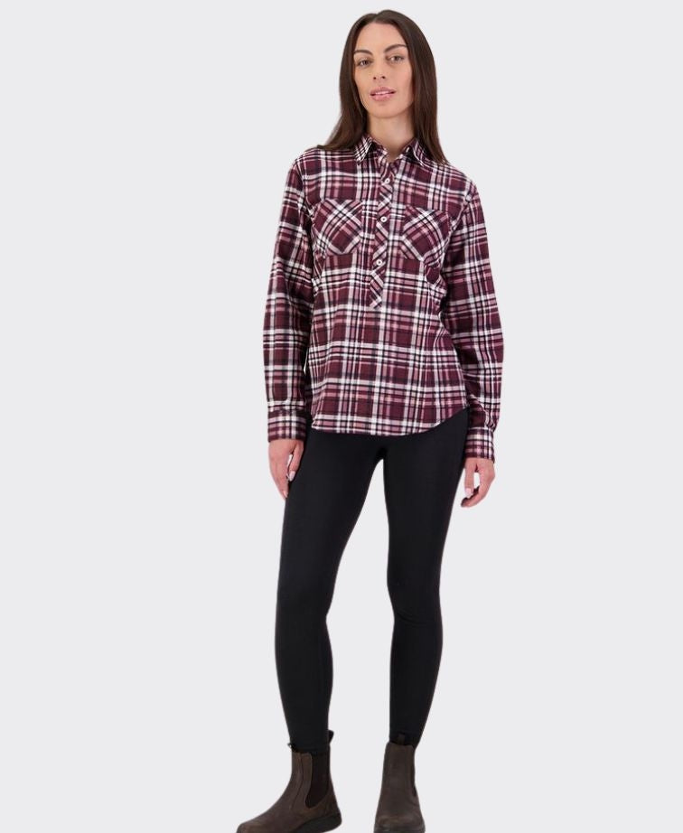 Swanndri Womens Egmont Shirt - Shiraz