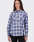 Swanndri Womens Egmont Shirt - Bluebird