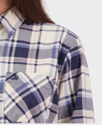 Swanndri Womens Egmont Shirt - Biscuit Navy