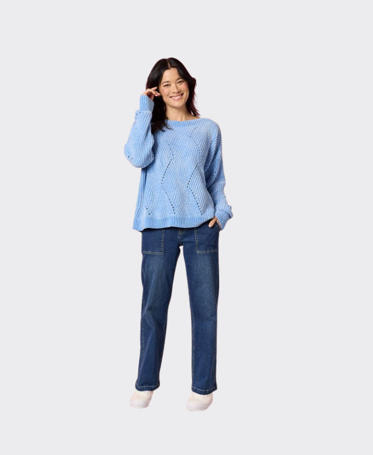 Gordon Smith Knit Tenille - Blue