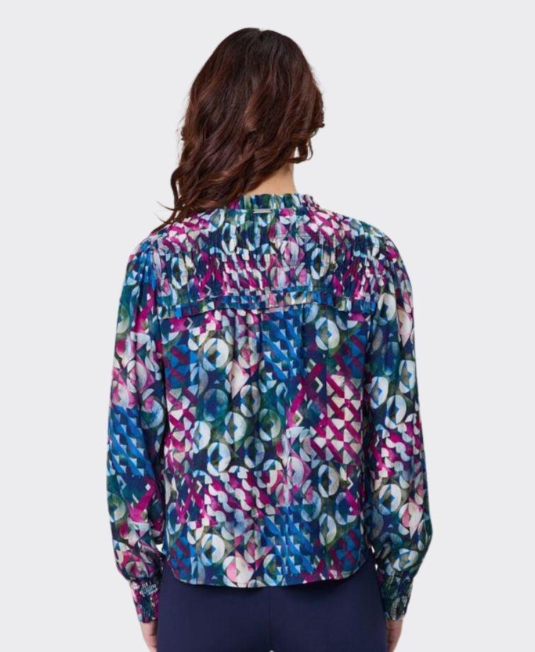Newport Shirt Splendour Print Button Front - Splendour Print