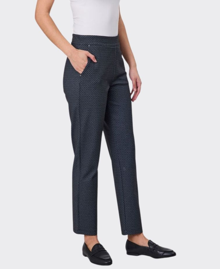 Newport Pant Owen Ponti Print - Circle Dash