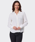 Newport Shirt Bowie Tucked Shoulder - Ivory