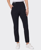 Newport Pant Compass Stripe Trim Waist - Black