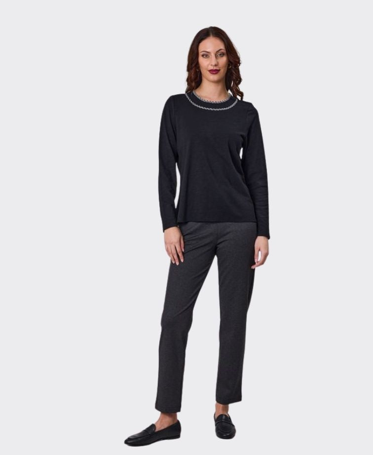 Newport Top Cove L/S - Black