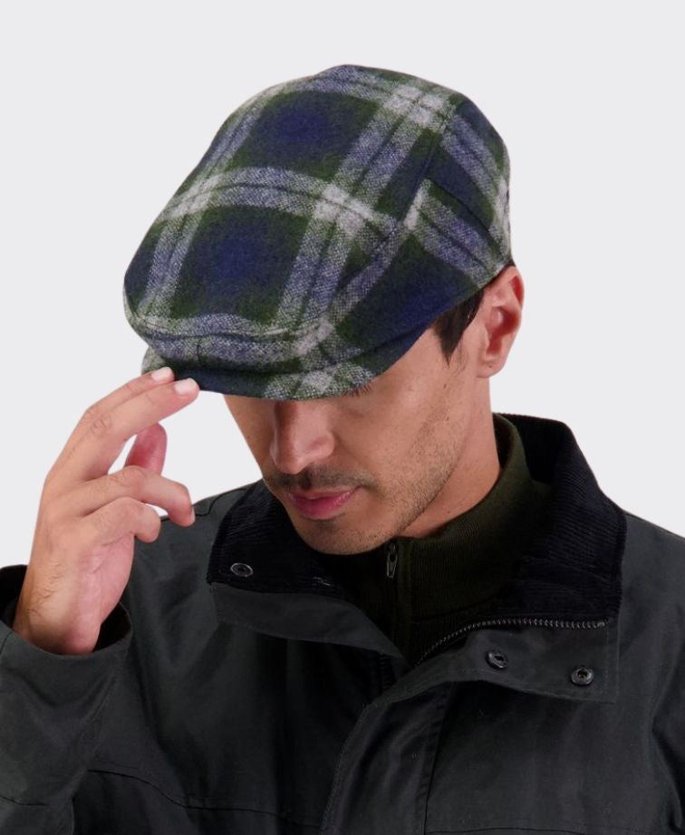 Swanndri Bristol Flat Cap - Thornton Check