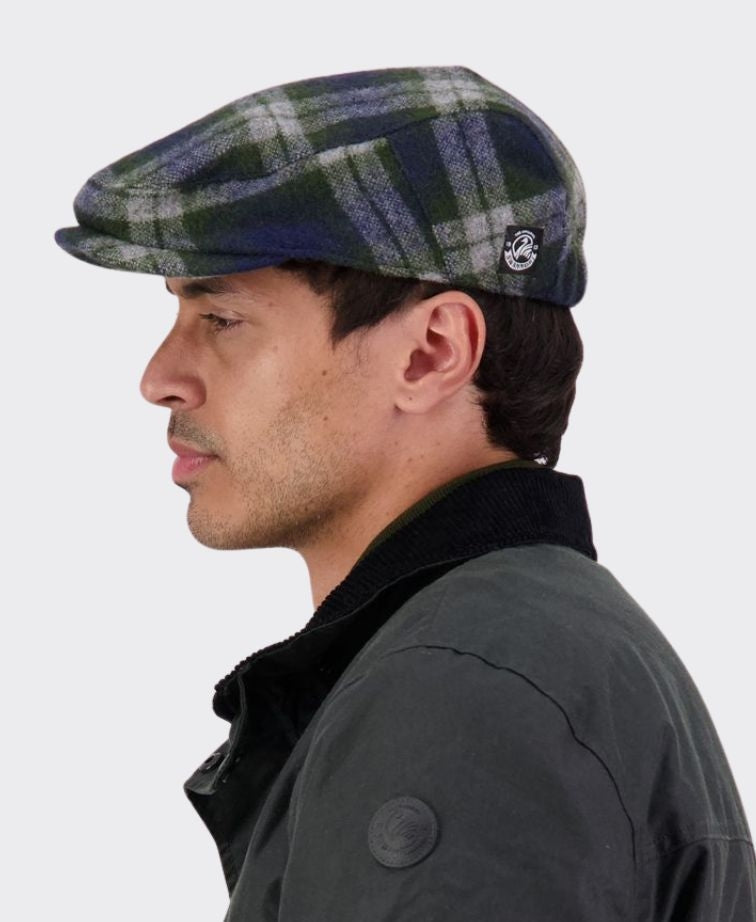 Swanndri Bristol Flat Cap - Thornton Check