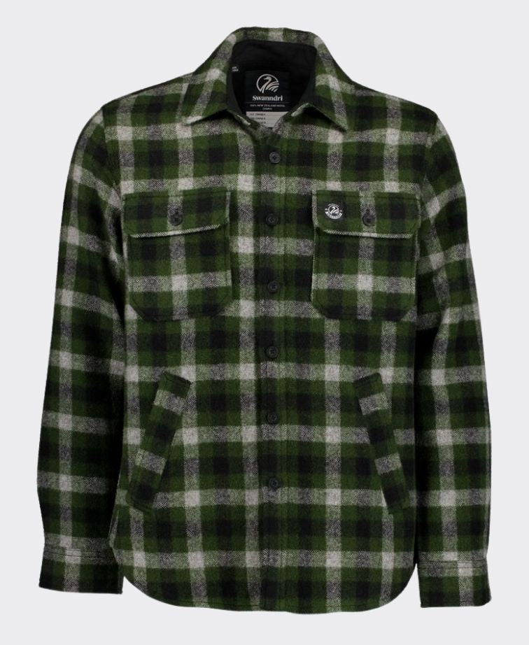 Swanndri Kiaraki v4 Wool Shacket - Lincoln Check