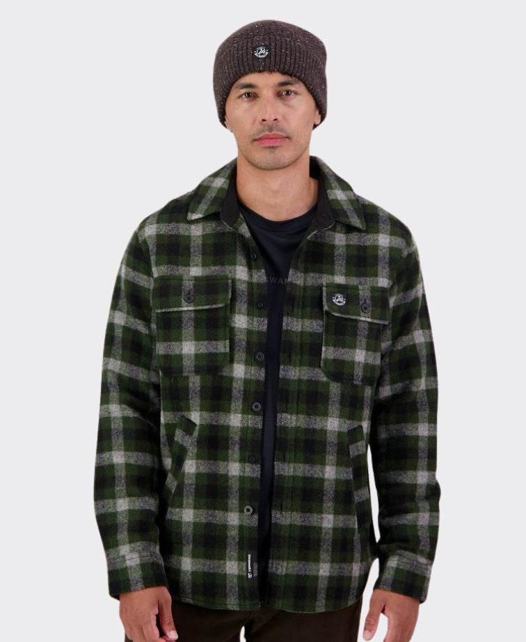 Swanndri Kiaraki v4 Wool Shacket - Lincoln Check