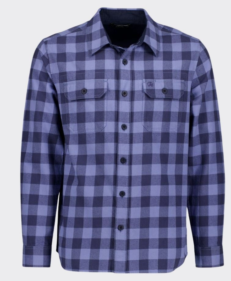 Swanndri Taranaki Tailor Shirt - Bluebird/Indigo