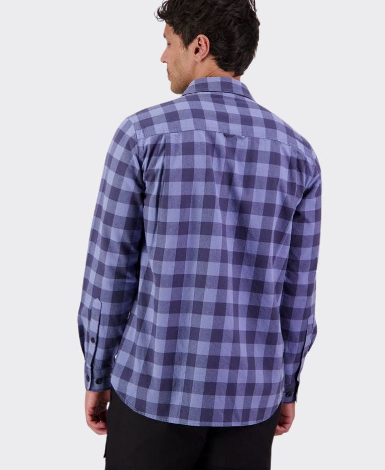 Swanndri Taranaki Tailor Shirt - Bluebird/Indigo