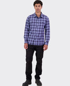 Swanndri Taranaki Tailor Shirt - Bluebird/Indigo