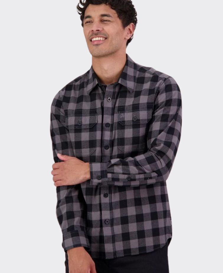 Swanndri Taranaki Tailor Shirt - Caviar/Shadow