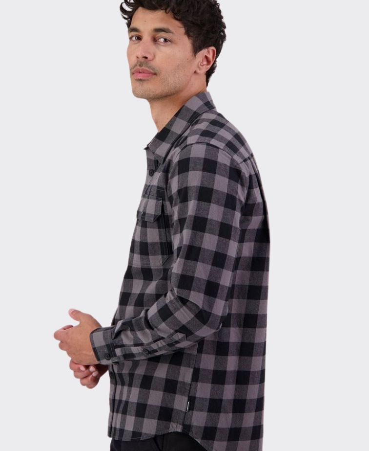 Swanndri Taranaki Tailor Shirt - Caviar/Shadow