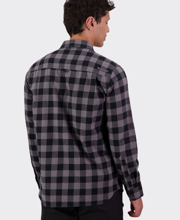 Swanndri Taranaki Tailor Shirt - Caviar/Shadow
