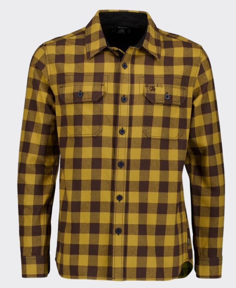 Swanndri Taranaki Tailor Shirt - Espresso/Cashew