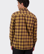 Swanndri Taranaki Tailor Shirt - Espresso/Cashew