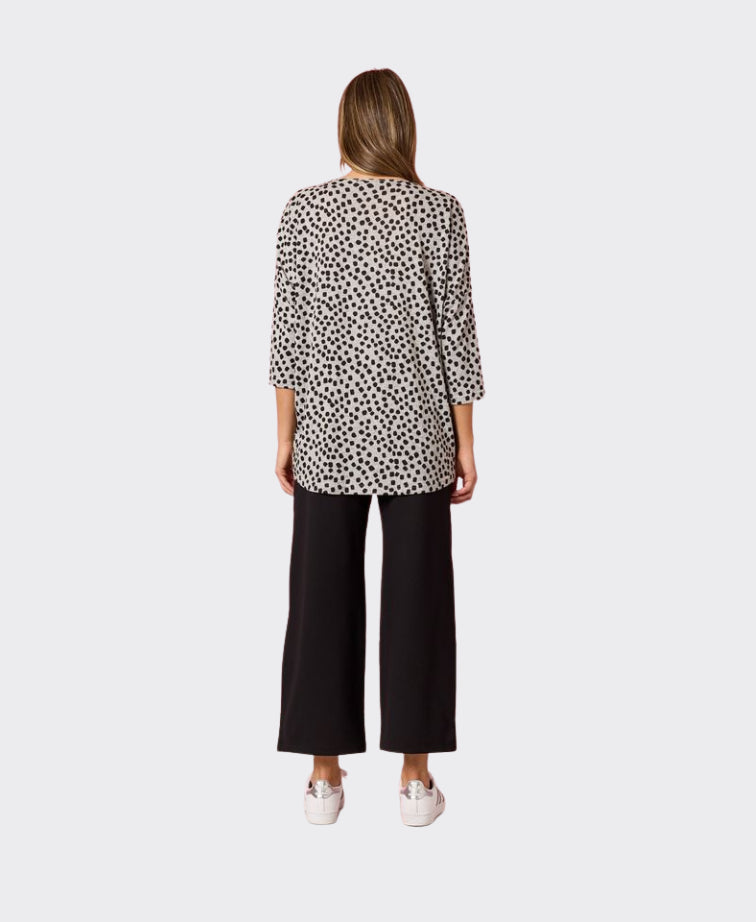 Clarity Pant Kimmy Ponti Wide Leg - Black