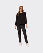 Clarity Top Provence Eyelet Swing - Black