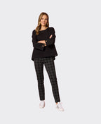 Clarity Top Provence Eyelet Swing - Black
